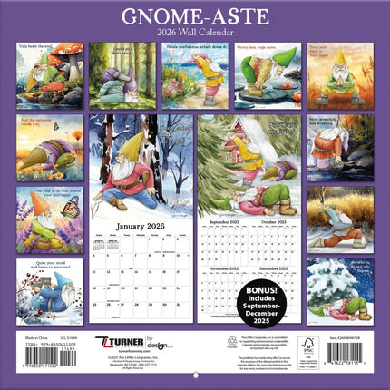 TL Turner Gnome-Aste Kalender 2026