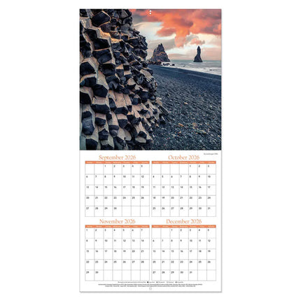 TL Turner IJsland Kalender 2027