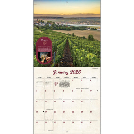 TL Turner Wine Country Kalender 2026