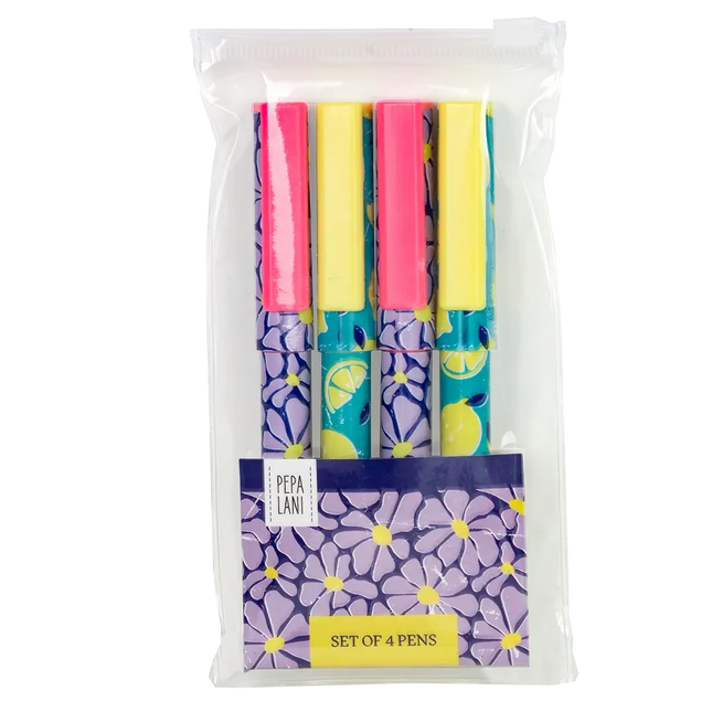 Touzani Pepa Lani Pennenset 4 Stuks. Spring Flower/Fruity Retro