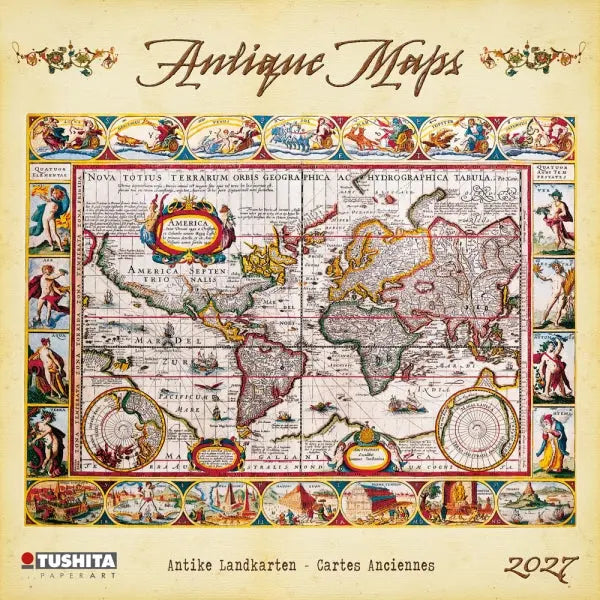Tushita Antique Maps Kalender 2027