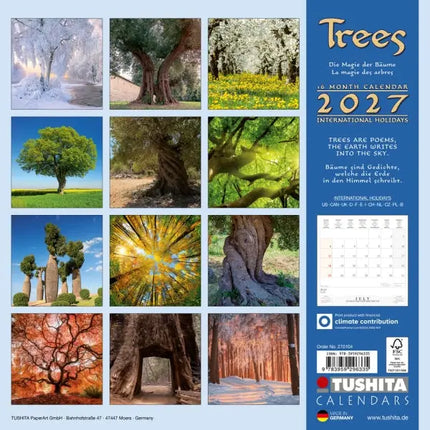 Tushita Bomen Kalender 2027
