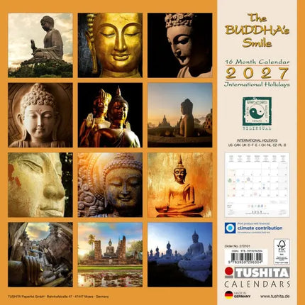 Tushita Buddha's Smile Kalender 2027