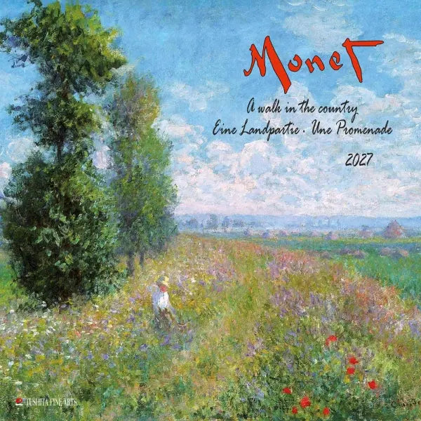 Tushita Claude Monet Walk In The Country Kalender 2027