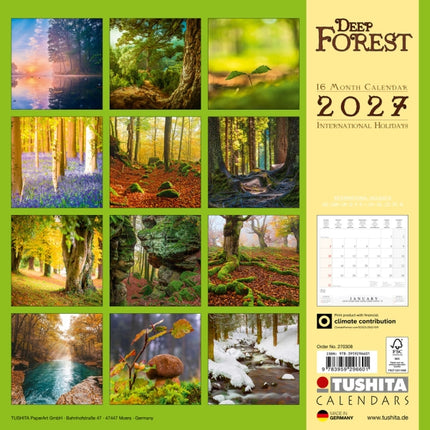 Tushita Deep Forest Kalender 2027
