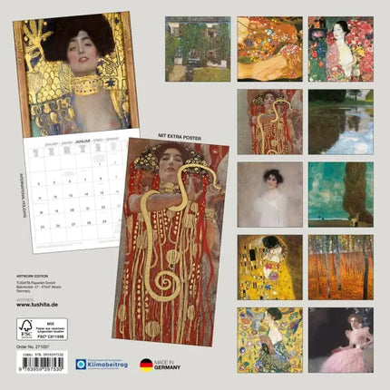 Tushita Gustav Klimt Kalender 2027