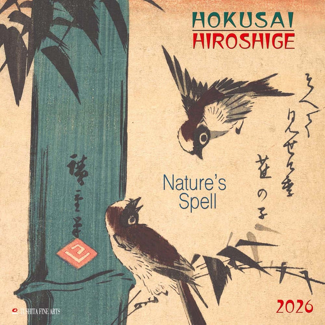 Tushita Hokusai Hiroshige - Nature Kalender 2026