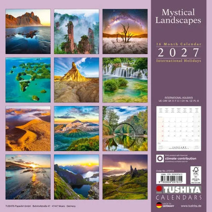 Tushita Magische Landschappen Kalender 2027