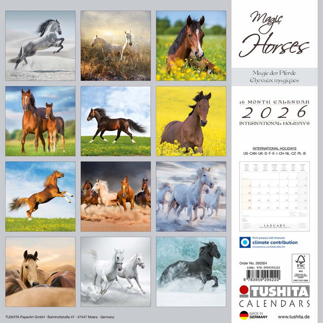 Tushita Magische Paarden Kalender 2026