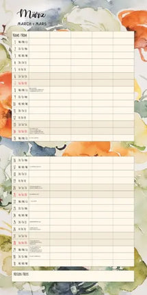 Tushita Organizer Kalender 2027