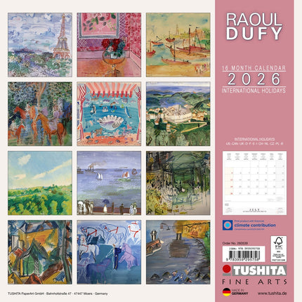 Tushita Raoul Dufy Kalender 2026