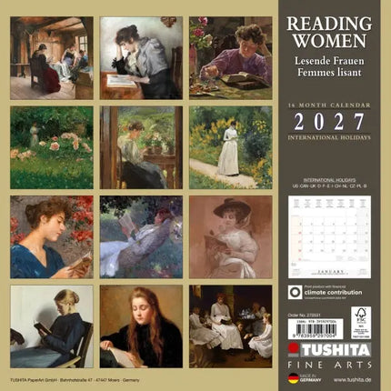 Tushita Reading Women Kalender 2027