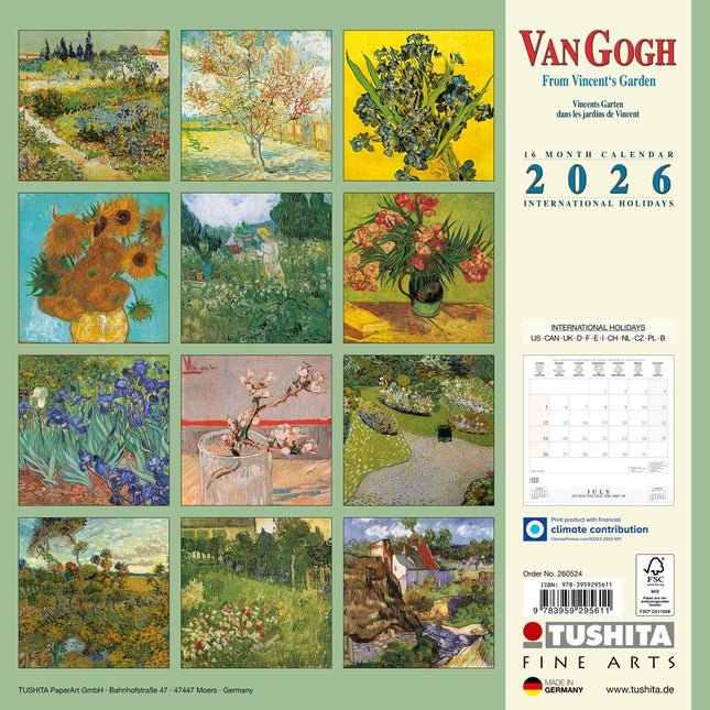Tushita van Gogh - From Vincent's Garden Kalender 2026