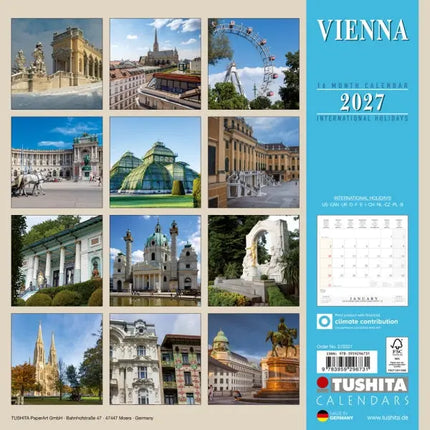 Tushita Vienna Kalender 2027