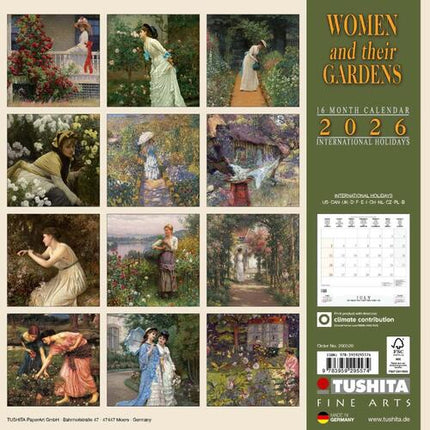 Tushita Woman and Their Gardens Kalender 2026