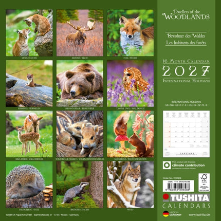 Tushita Woodlands Kalender 2027