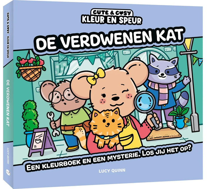 Uitgeverij MUS Cute & Cosy Kleur en Speur: De Verdwenen Kat