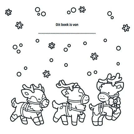 Uitgeverij MUS Cute & Cosy Wintermagie Kleurboek