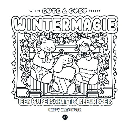 Uitgeverij MUS Cute & Cosy Wintermagie Kleurboek