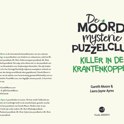 Uitgeverij MUS De Moordmysterie Puzzelclub