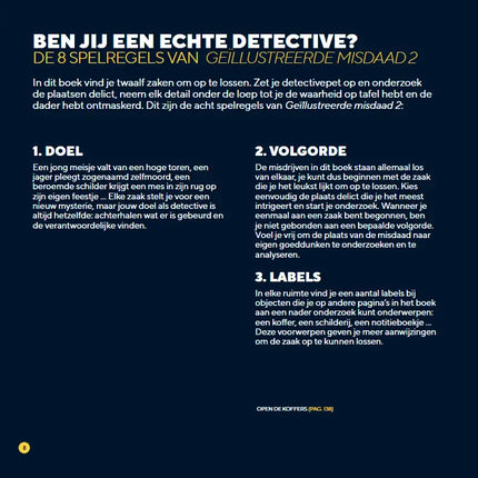 Uitgeverij MUS Geïllustreerde Misdaad 2 Puzzelboek