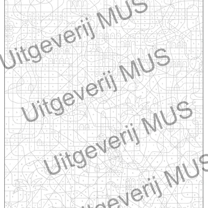 Uitgeverij MUS Kleuren op Letter Kleurboek Stadswandelingen
