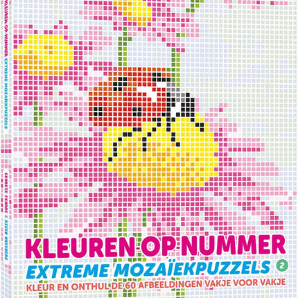 Uitgeverij MUS Kleuren op Nummer: Extreme Mozaïek Kleurboek 2