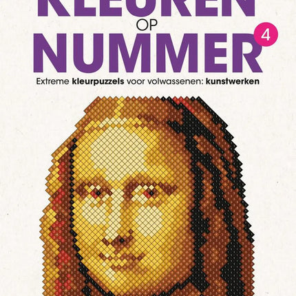 Uitgeverij MUS Kleuren op Nummer Kleurboek 4