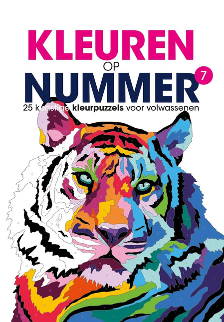 Uitgeverij MUS Kleuren op Nummer Kleurboek 7