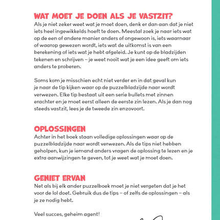 Uitgeverij MUS Mr. Brein Undercoveragent Puzzelboek