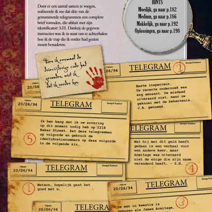 Uitgeverij MUS Sherlock Holmes Escape Room Puzzelboek - Logische Puzzels