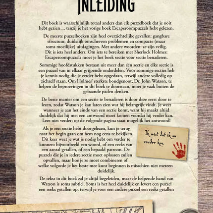 Uitgeverij MUS Sherlock Holmes Escape Room Puzzelboek - Logische Puzzels