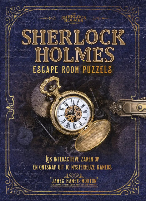 Uitgeverij MUS Sherlock Holmes Escape Room Puzzelboek - Logische Puzzels