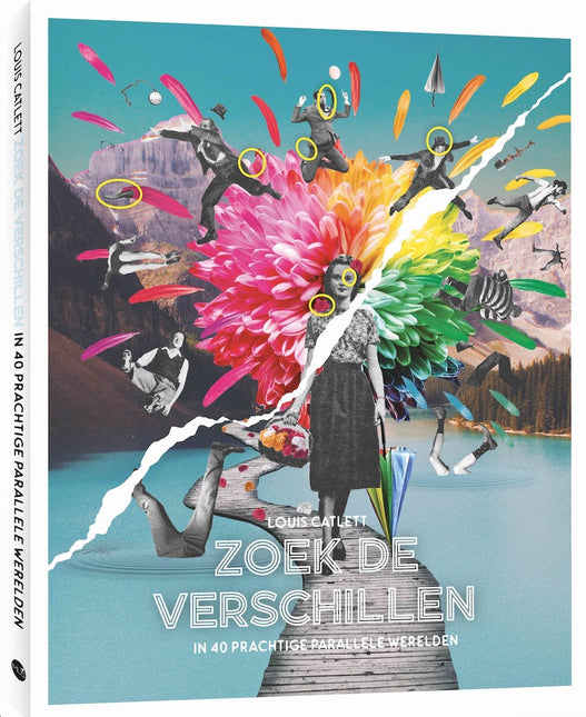 Uitgeverij MUS Zoek de Verschillen - Creatieve, Kleurrijke en Surrealistische Werelden