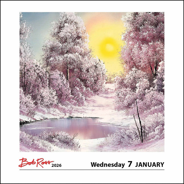 Universe Bob Ross Boxed Kalender 2026
