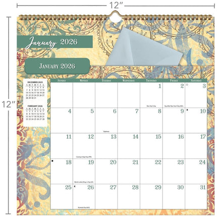 Wells st. by Lang Bohemian File It Kalender 2026