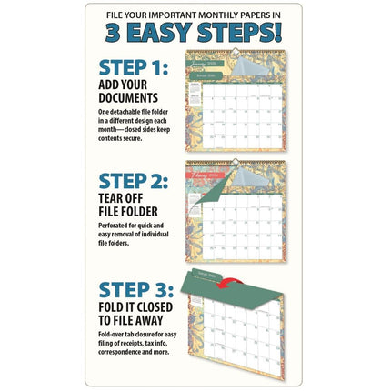Wells st. by Lang Bohemian File It Kalender 2026