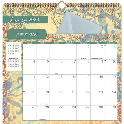 Wells st. by Lang Bohemian File It Kalender 2026