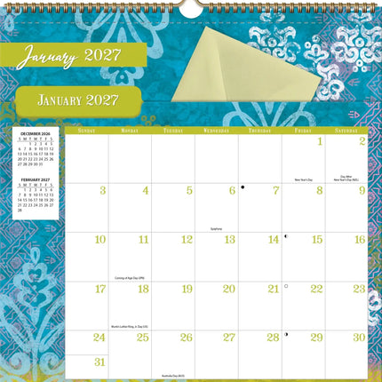 Wells st. by Lang Bohemian File It Kalender 2026