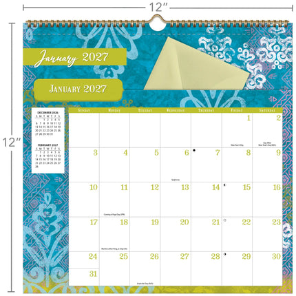 Wells st. by Lang Bohemian File It Kalender 2027