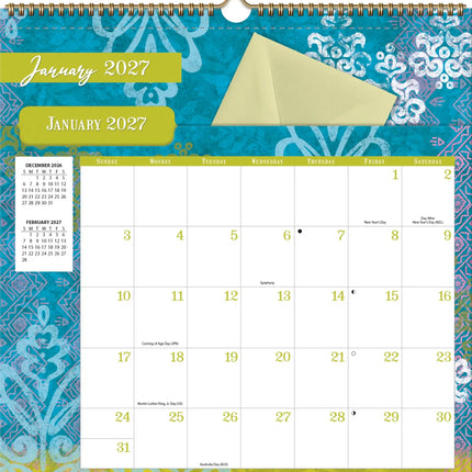 Wells st. by Lang Bohemian File It Kalender 2027