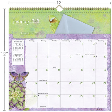 Wells st. by Lang Butterflies File It Kalender 2026
