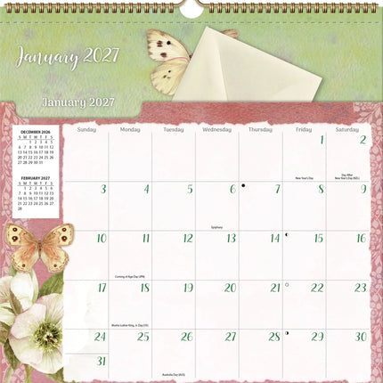 Wells st. by Lang Butterflies File It Kalender 2027