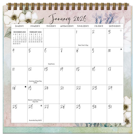 Wells st. by Lang Country Pleasures Easel Desk Kalender 2026