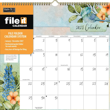 Wells st. by Lang Country Pleasures File It Kalender 2027