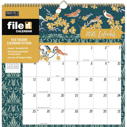 Wells st. by Lang Flora and Fauna File It Kalender 2026