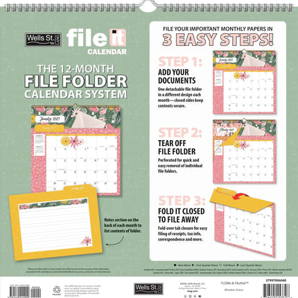 Wells st. by Lang Flora and Fauna File It Kalender 2026