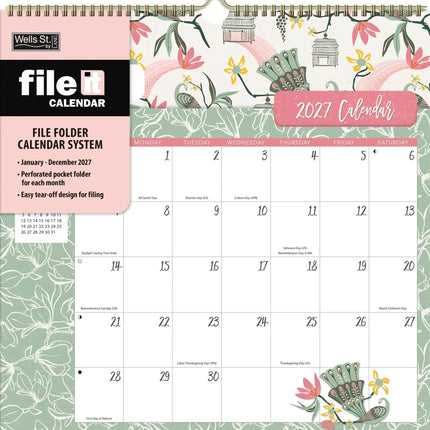 Wells st. by Lang Flora and Fauna File It Kalender 2026