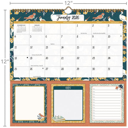Wells st. by Lang Flora and Fauna Memo Kalender 2026