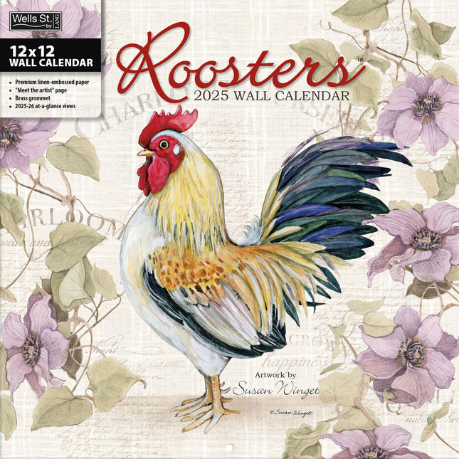 Wells st. by Lang Roosters Kalender 2025
